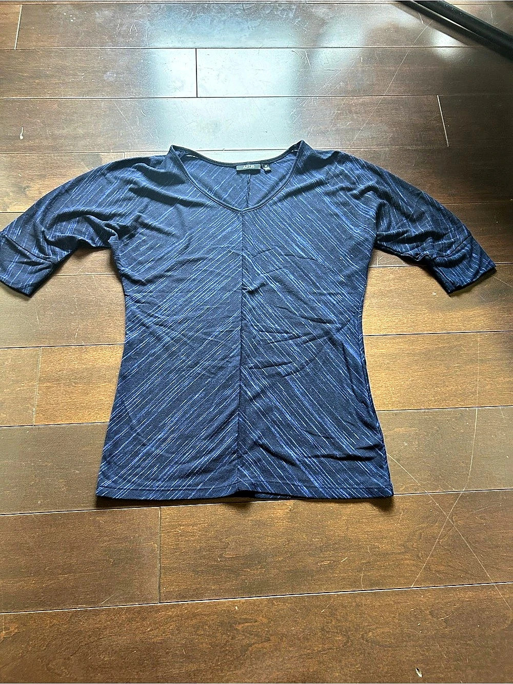 Apt. 9 Women's Striped Short Sleeve Top Size XS